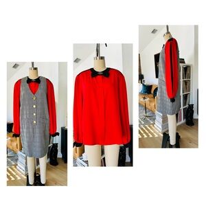 Vintage 80’s/90’s Button Down Bow Blouse